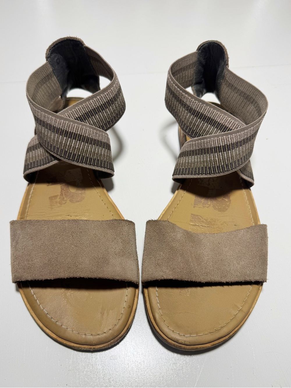 Sorel Ella Sandals in Ash Brown